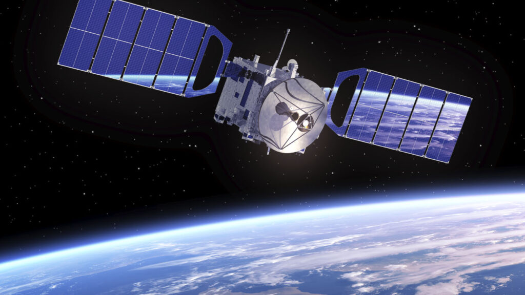 satellite orbiting Earth
